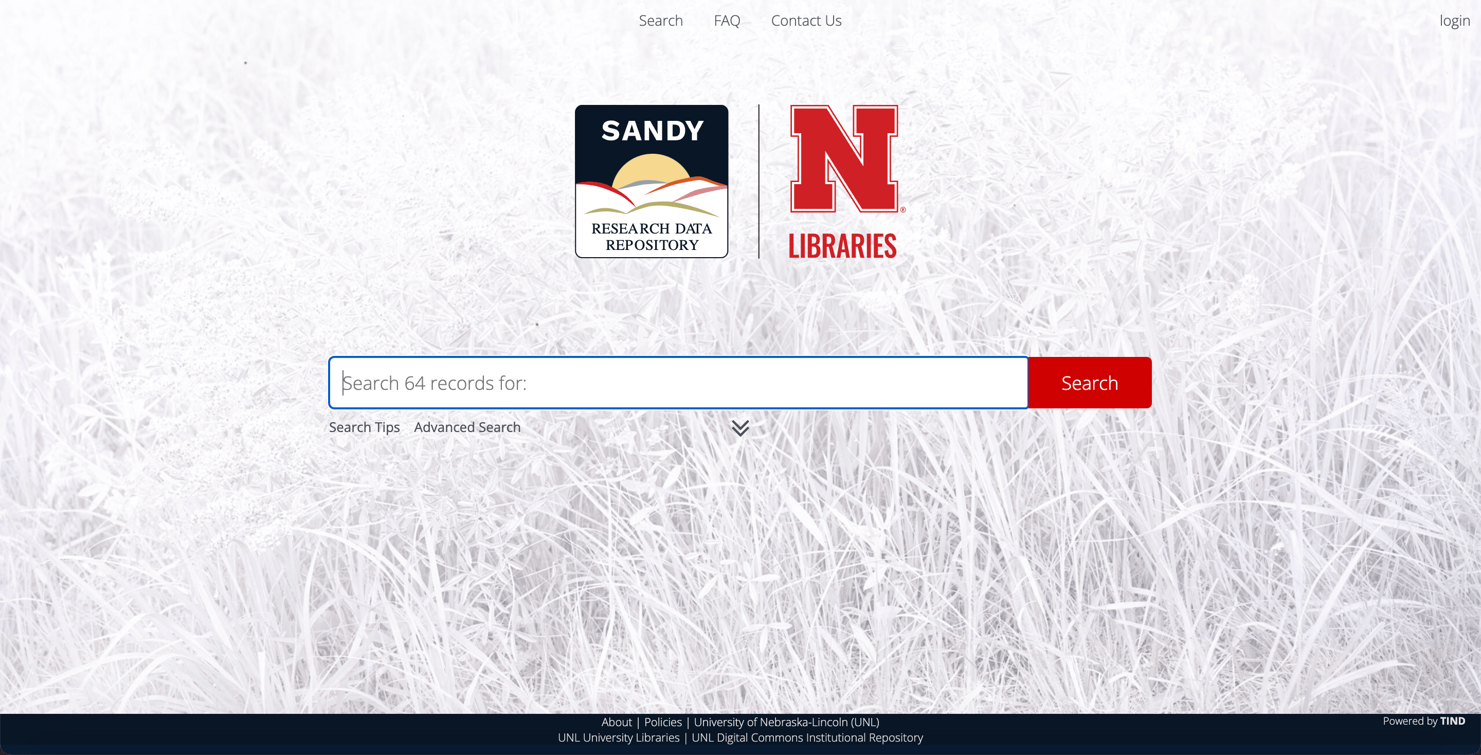 University of Nebraska—Lincoln TIND RDM Site