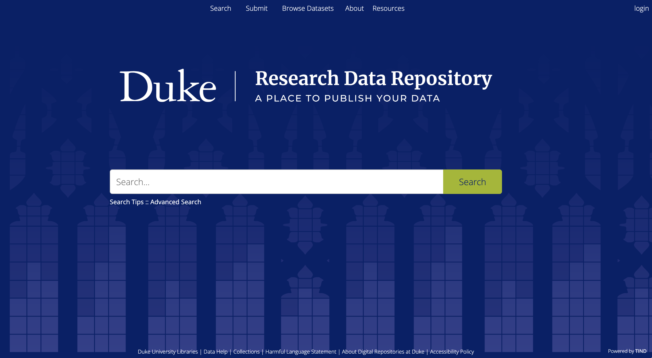 Duke University RDM Site